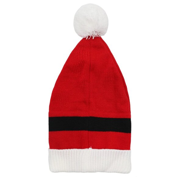 Christmas Santa Beanie Ribbed Winter Hat Multicolor - Picture 2 of 5